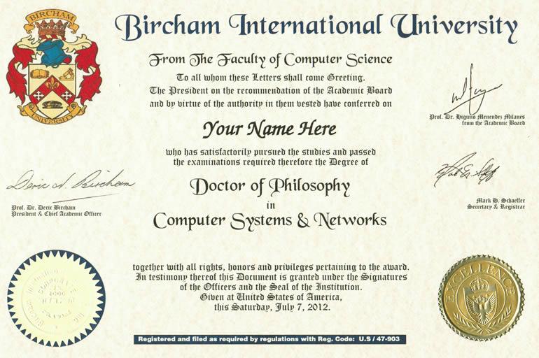 Ejemplo de Diploma Doctorado BIU Ejemplo de Diploma Doctorado BIU