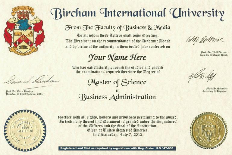 Ejemplo Diploma Master de BIU Ejemplo Diploma Master de BIU